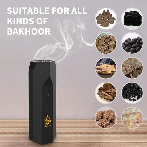 Bukhoon Original B26 Arabic Electronic Hair Incense Burner Mubkhar