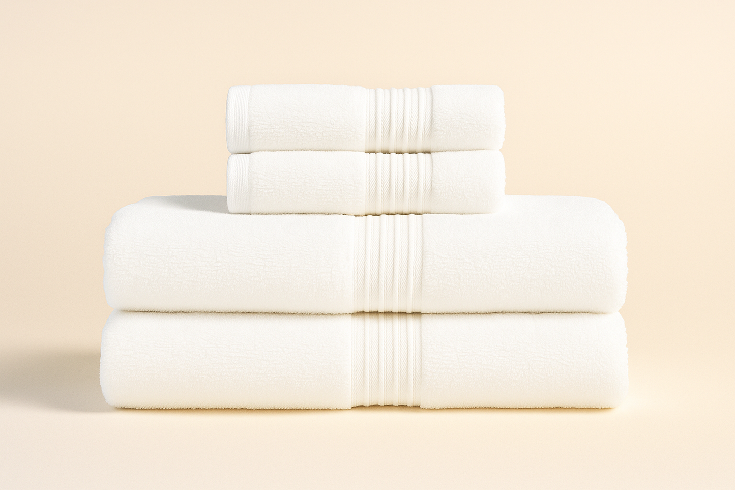 4 Piece White Towel Bale | 700GSM